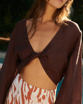 Linen Gauze Antigua Top |