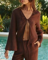 Linen Gauze Santander Top |