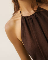 Linen Gauze Tulum Dress |