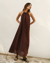 Linen Gauze Tulum Dress |