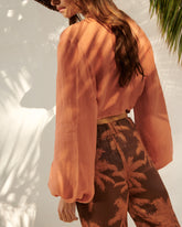 Linen Gauze Antigua Top |