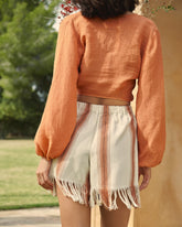 Cotton Silk Blend Bora Bora Shorts - Women’s Clothing | 