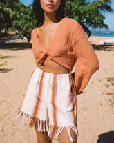 Linen Gauze Antigua Top |