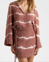 Gonna Estrella in Lino e Nylon |