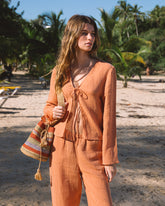 Linen Gauze Santander Top |