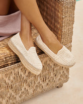 Cotton Crochet<br />Double Sole Espadrilles |