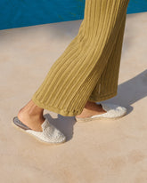 Cotton Crochet Mules |