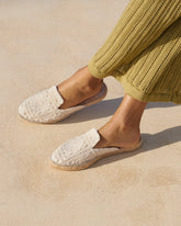 Cotton Crochet Mules - Women’s New Shoes | 