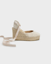 Cotton Crochet Wedge Espadrilles |