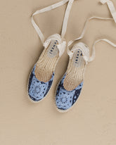 Cotton Crochet Flat Valenciana Espadrilles |