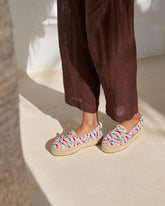 Espadrillas in Cotone Jaquard con Doppia Suola |