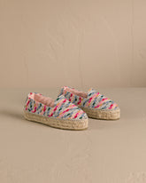 Espadrillas in Cotone Jaquard con Doppia Suola |