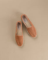 Raffia Stripes Double Sole Espadrilles |