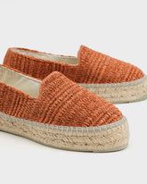 Raffia Stripes Double Sole Espadrilles |