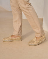 Espadrillas in Rafia a Zig-Zag |