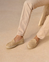 Espadrillas in Rafia a Zig-Zag |