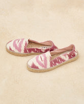 Dyed Cotton Flat Espadrilles |
