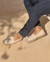 Coarse Woven Canvas Espadrilles |