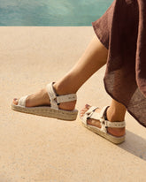 Coarse Woven Canvas Hiking Sandals |