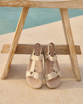 Coarse Woven Canvas Hiking Sandals |