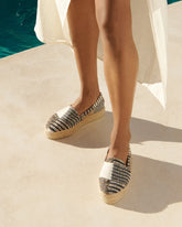 Silk And Cotton Patchwork Double Sole Espadrilles |