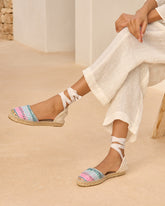 Raffia Jute Mix Flat Valenciana Espadrilles |