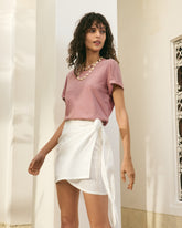 Linen Lipso Skirt |