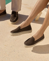 Suede Double Sole Espadrilles |