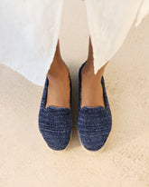 Raffia Stripes Double Sole Espadrilles |