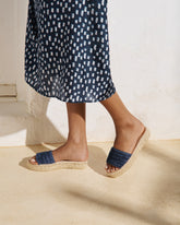 Sandali a Fascia in Raffia |