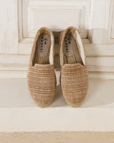 Espadrillas con Doppia Suola in Rafia Intrecciata |