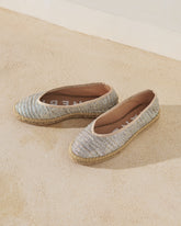Lurex Cotton Ballet Flat Espadrilles |