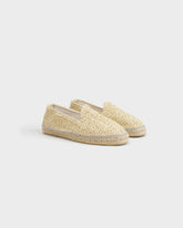 Coarse Woven Raffia Espadrilles |