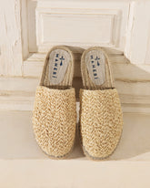 Sabot Chunky in Rafia Intrecciata |