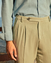 Irish Linen Savana Trousers Belt |