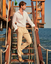 Irish Linen Savana Trousers Belt |