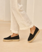 Espadrillas in Pelle Scamosciata |