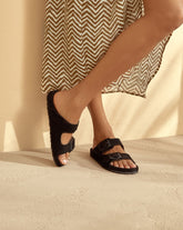 Suede Traveler Nordic Sandals |