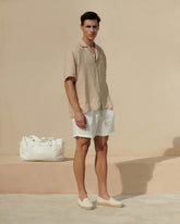 Washed Linen Malibu Shorts |
