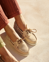Suede Boat-Shoes - Women’s New Shoes | 