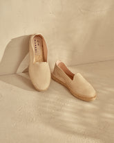 Suede Flat Espadrilles |