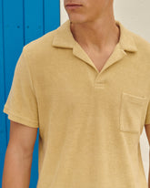 Organic Terry Cotton<br />Olive Polo Shirt - Men’s T-shirts & Polos | 