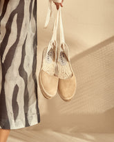 Espadrillas Valenciana in Pelle Scamosciata |