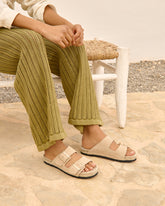 Suede Nordic Sandals |