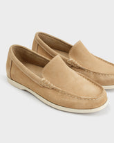 Suede Moccasin Loafers |