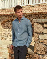 Washed Linen Posillipo Shirt |