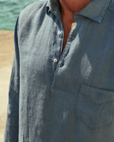 Camicia Nassau Con Scollo A Polo In Lino |