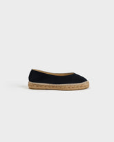 Suede Ballet Flat Espadrilles |