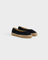 Suede Ballet Flat Espadrilles |