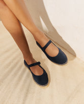 Suede Mary Jane Espadrilles |
